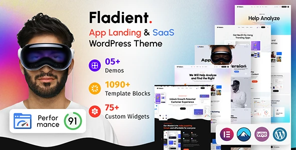 Fladient – App & SaaS WordPress Theme