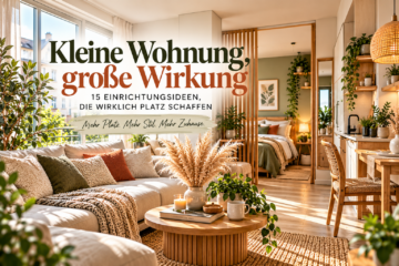 Kleine Wohnung modern einrichten mit platzsparenden Möbeln und cleveren Stauraumlösungen