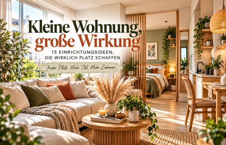 Kleine Wohnung modern einrichten mit platzsparenden Möbeln und cleveren Stauraumlösungen